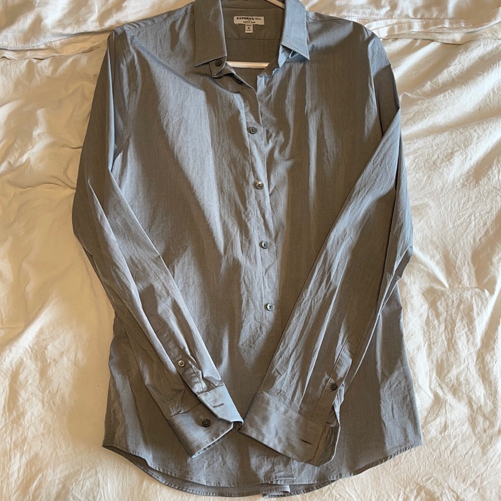 Men’s Gray Dress Shirt